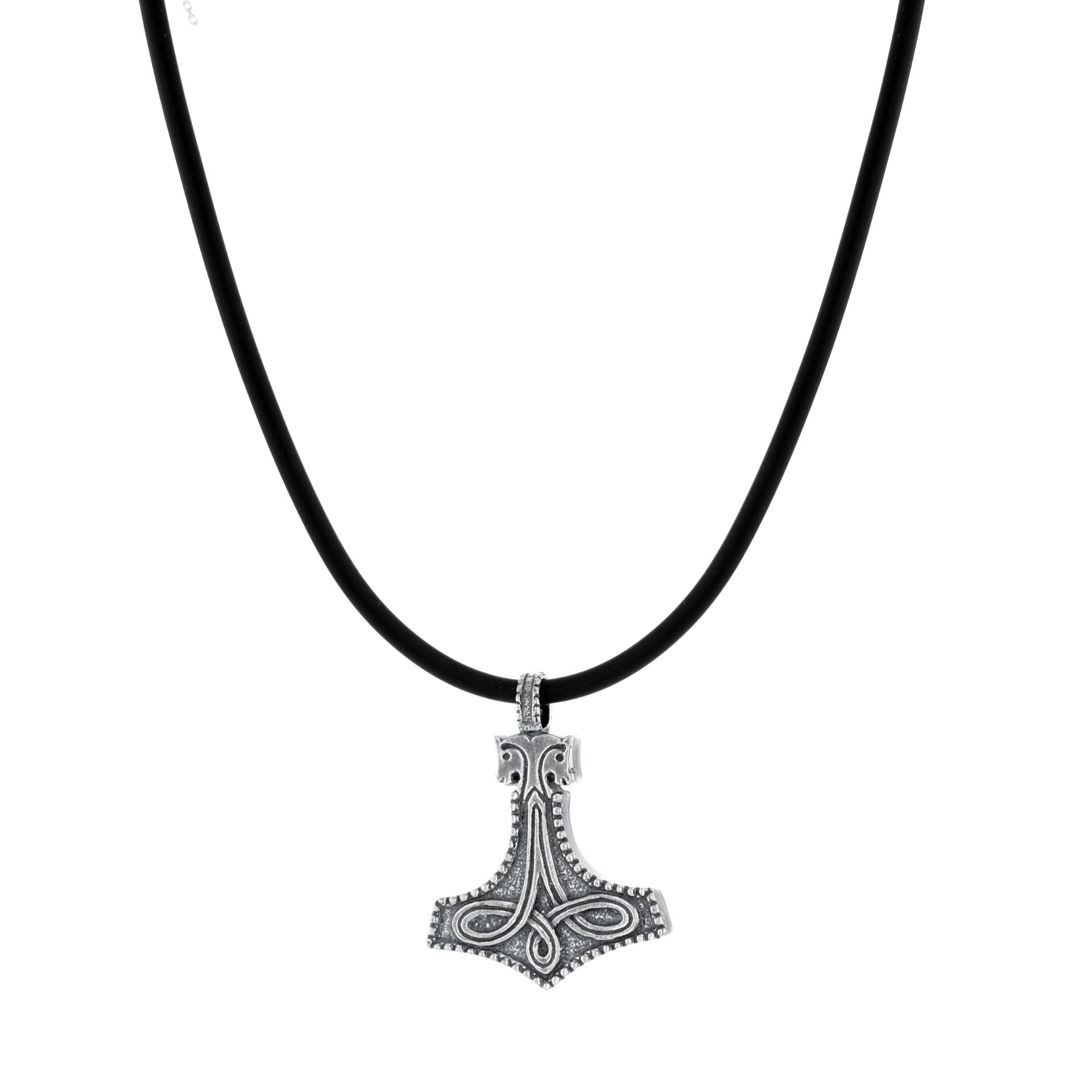 Torshammer stor m/gummisnor, oksidert