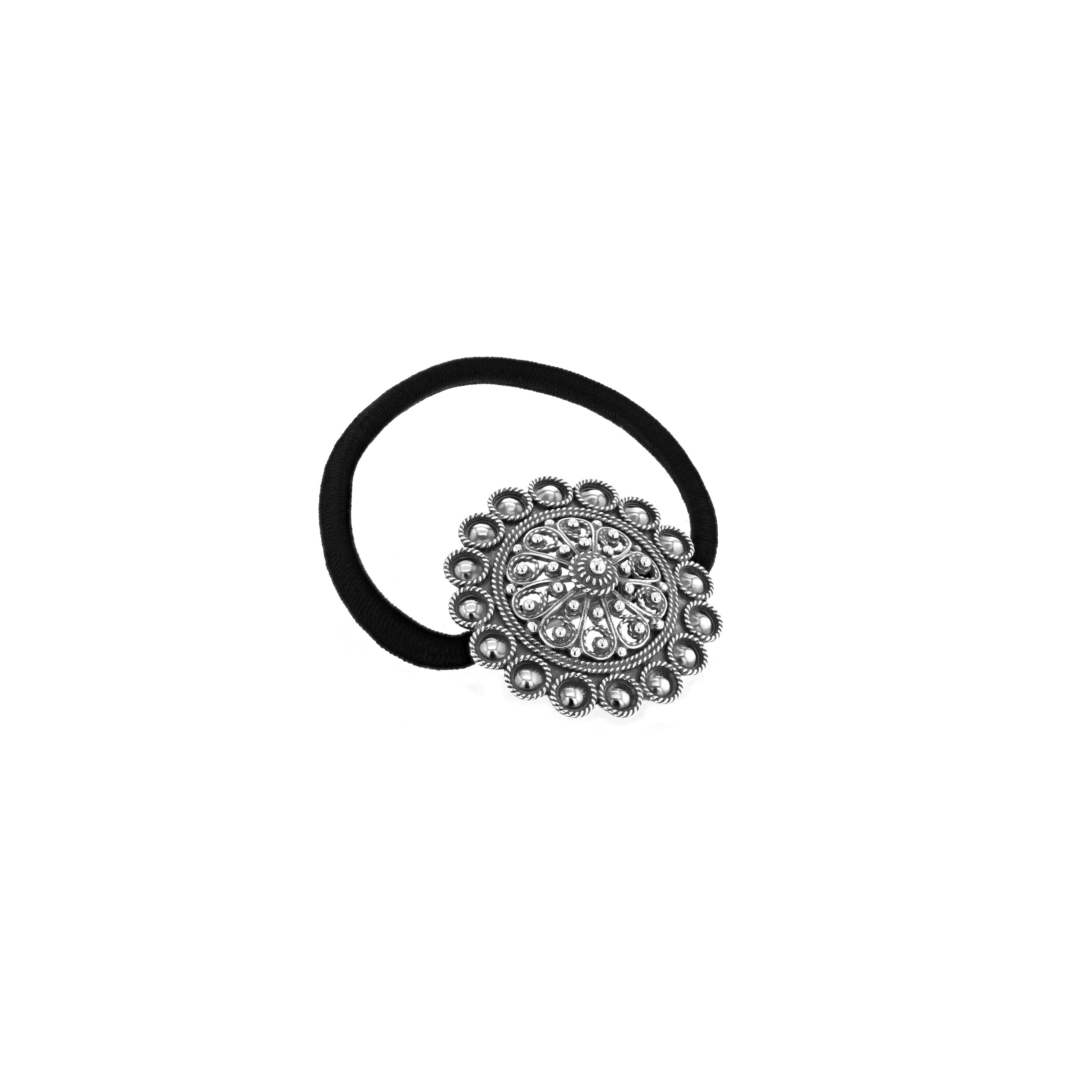 Hårstrikk filigran, oksidert