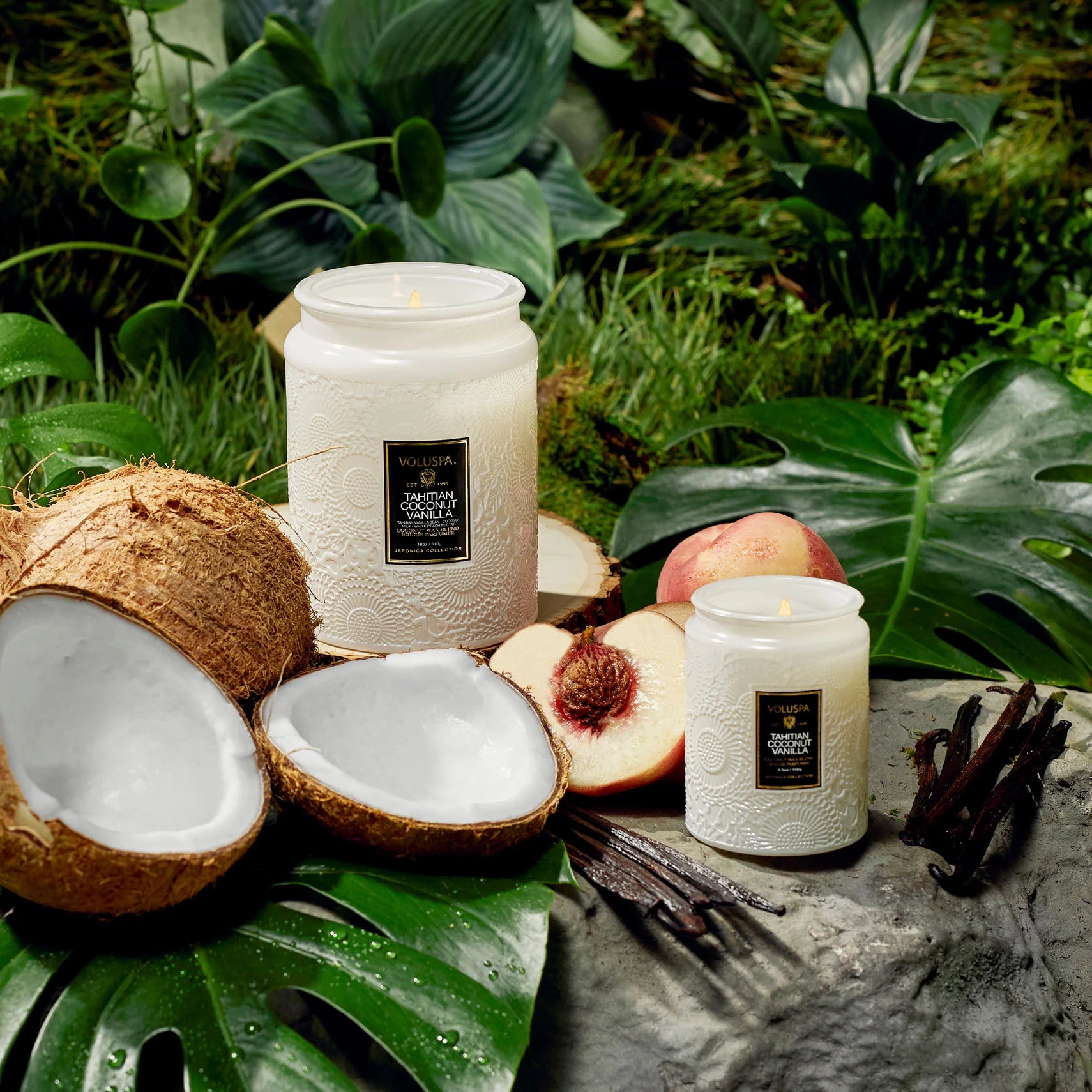 Voluspa Tahitian Coconut Vanilla duftljos, 50t