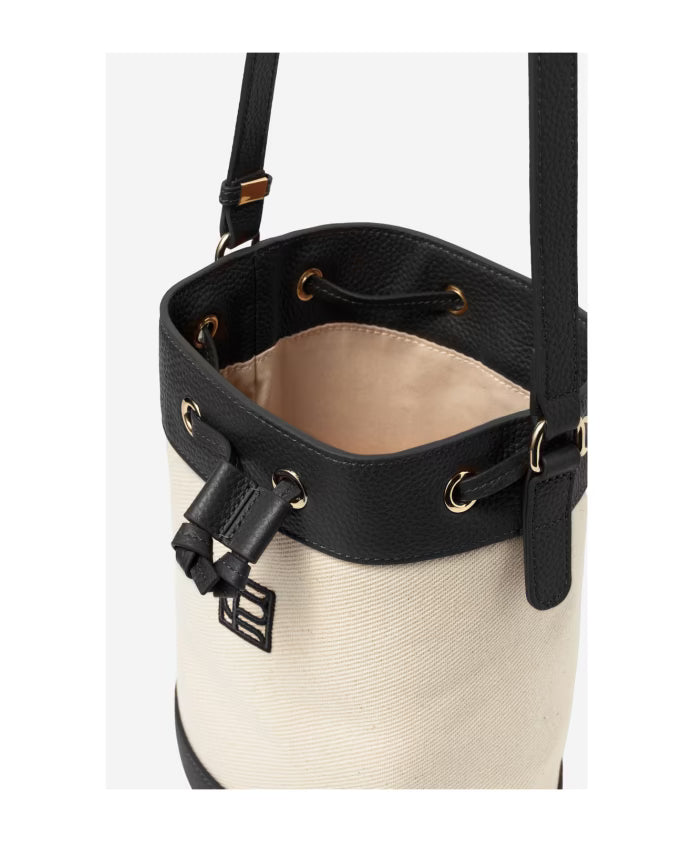 Camilla Pihl Canvas Bucket bag, svart